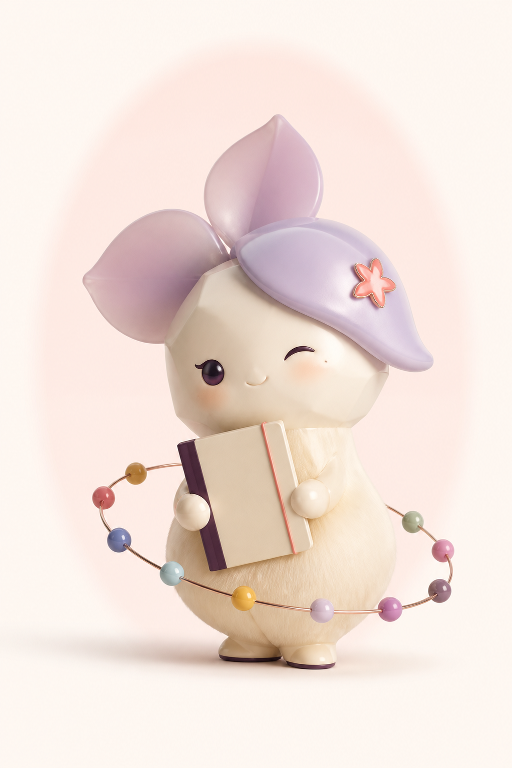 十二面原创角色面面，抱着一本观察手账